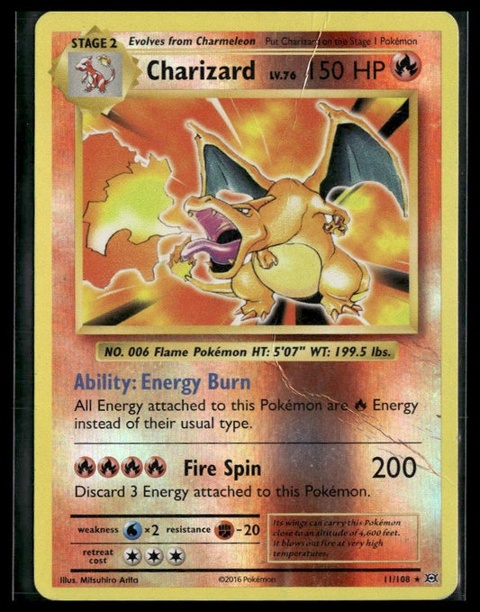 Charizard #11/108 Reverse Holo Evolutions HP