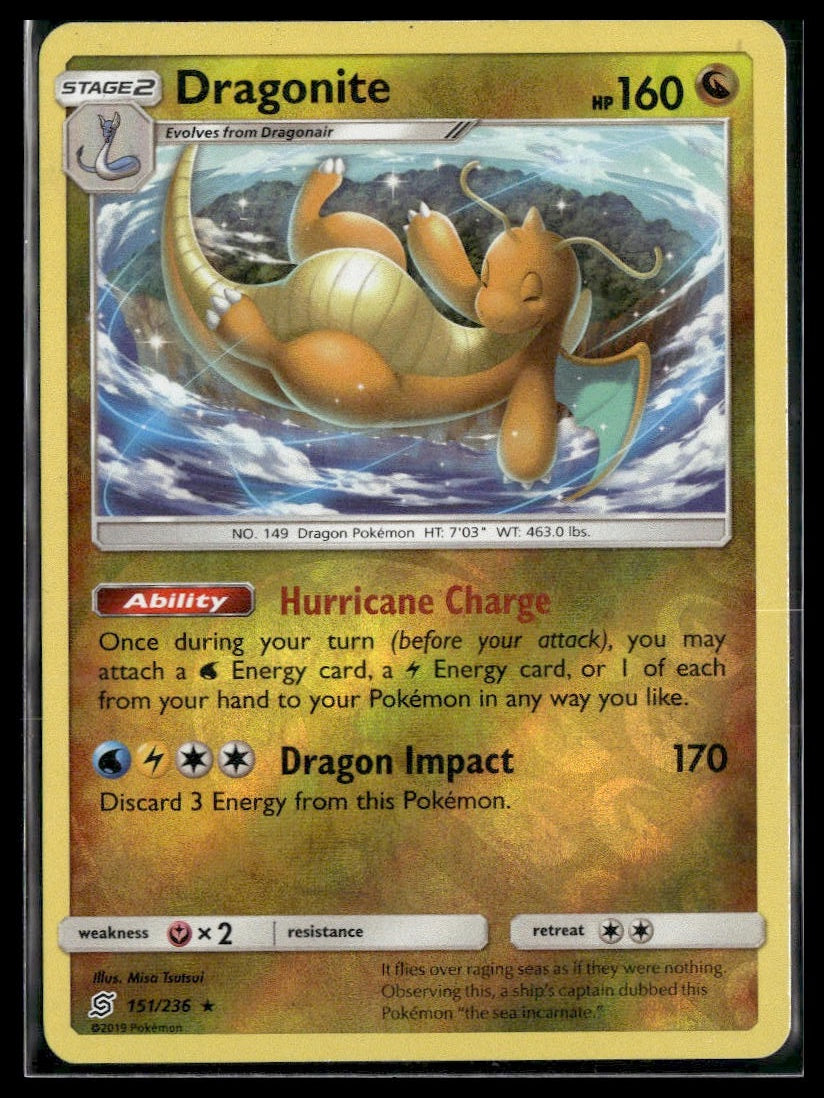 Dragonite #151/236 Reverse Holo Unified Minds LP