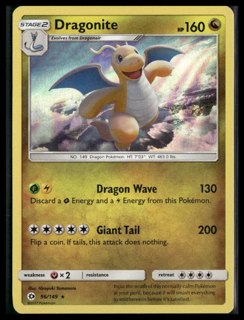 Dragonite #96/149 SM Base Set NM