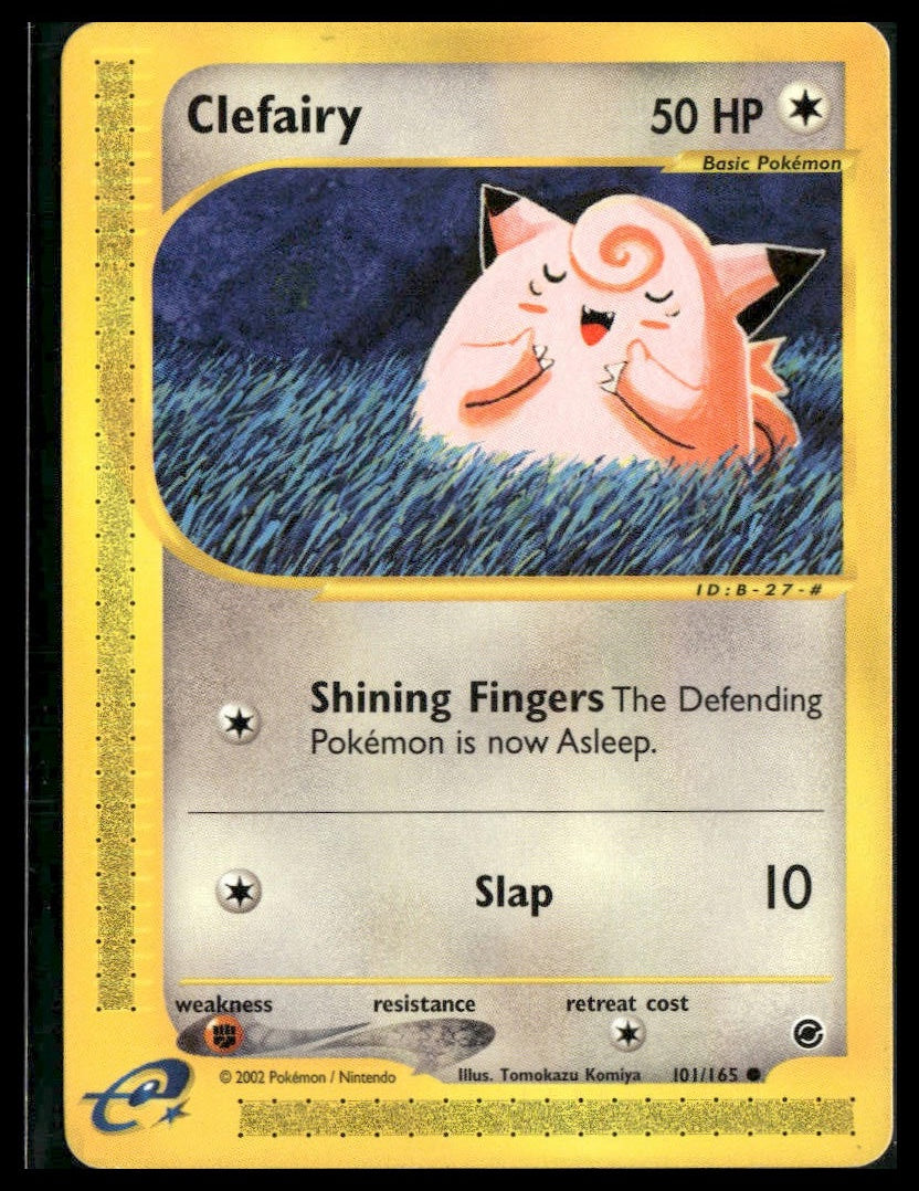 Clefairy #101/165 Tomokazu Komiya Expedition LP