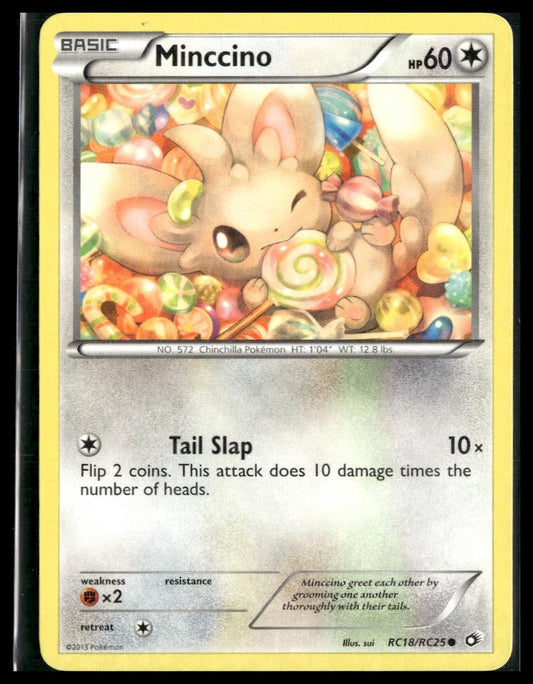 Minccino #RC18/RC25 Legendary Treasures: Radiant Collection VLP