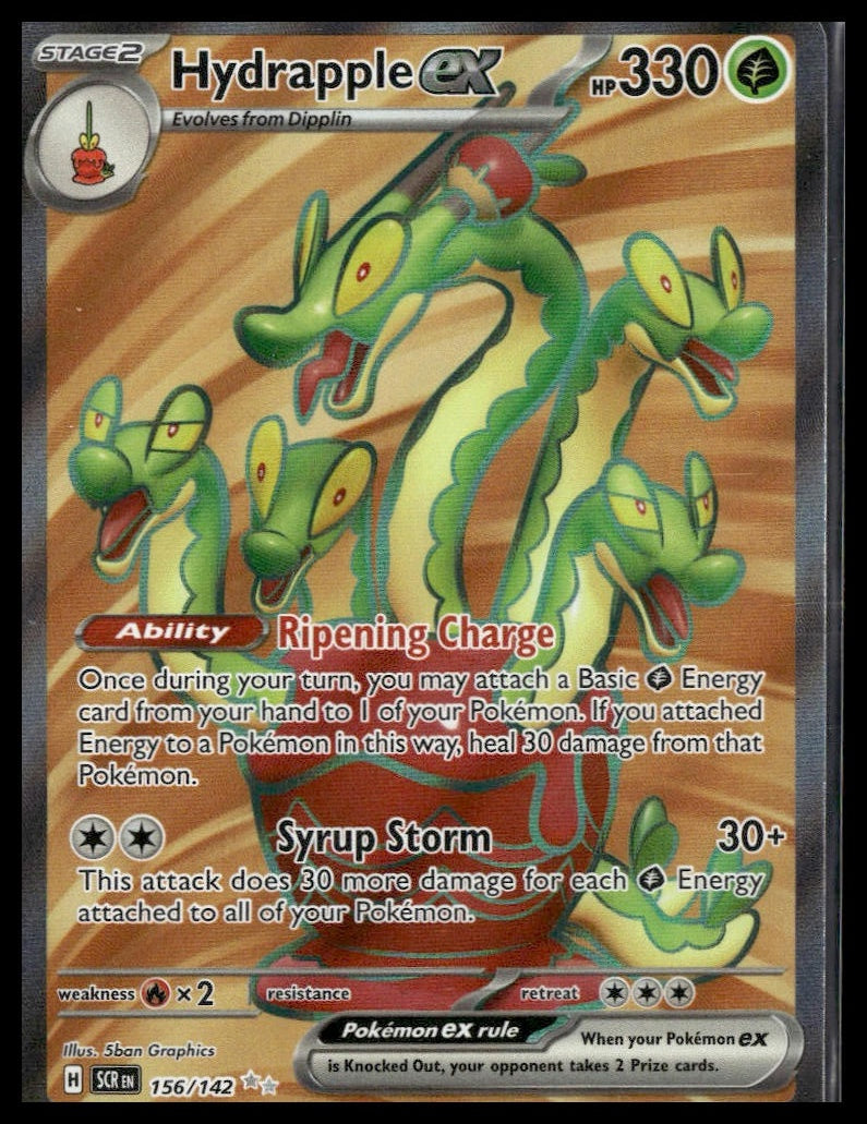 Hydrapple ex #156/142 Stellar Crown NM