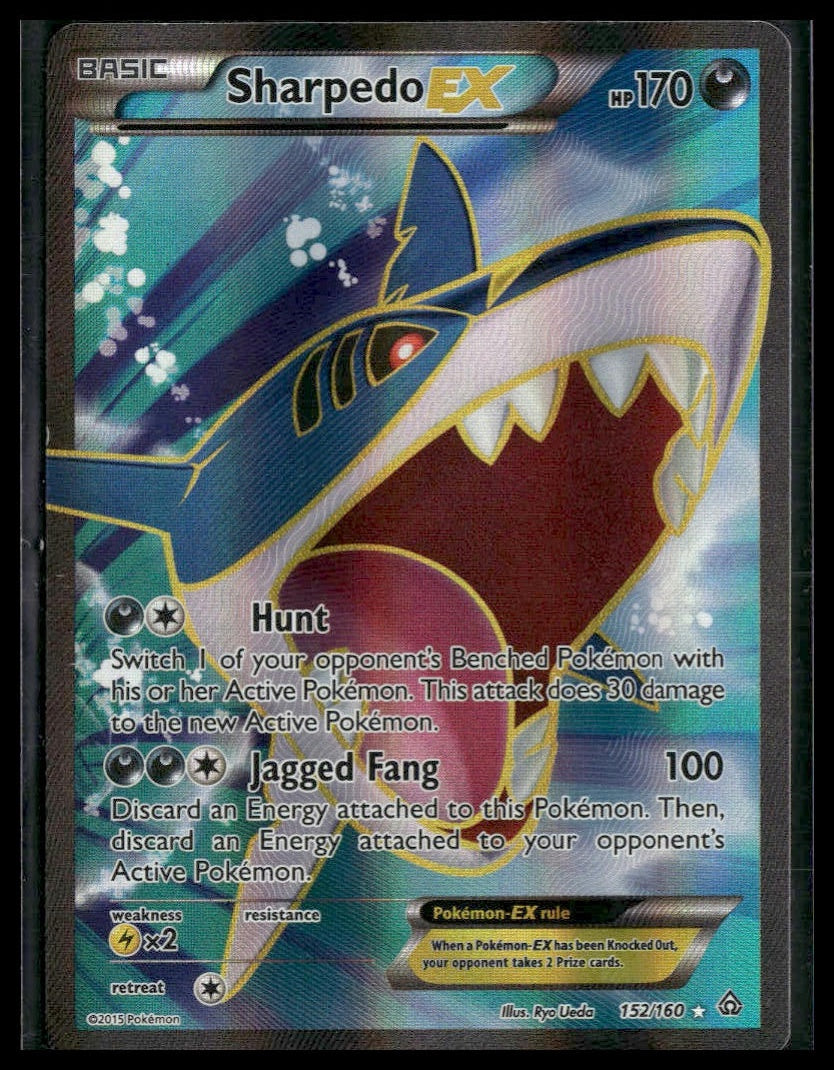 Sharpedo EX (Full Art) #152/160 Primal Clash LP