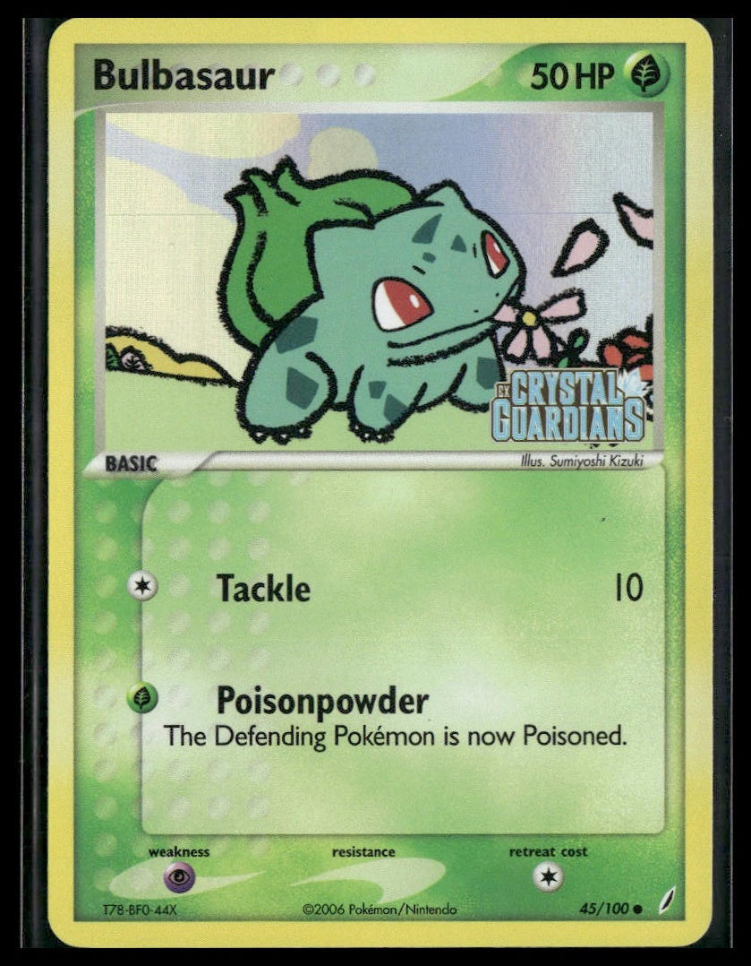 Bulbasaur #45/100 STAMP Crystal Guardians LP