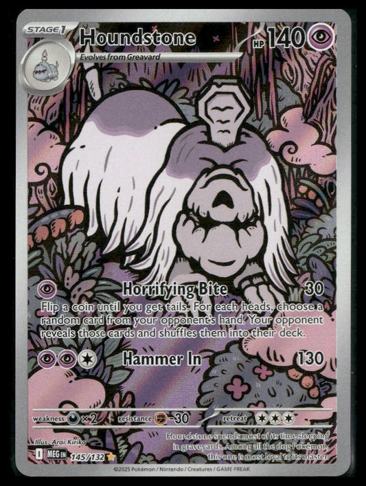 Houndstone #145/132 Mega Evolution NM