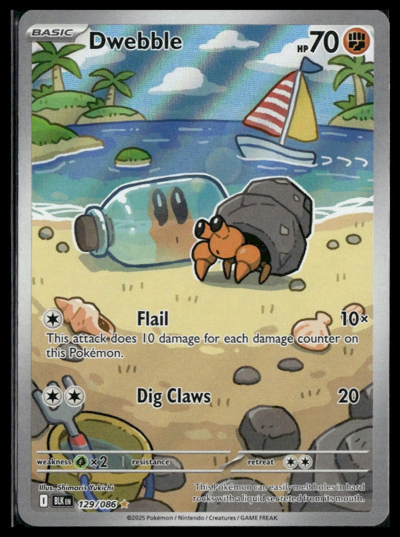 Dwebble #129/086 Black Bolt NM