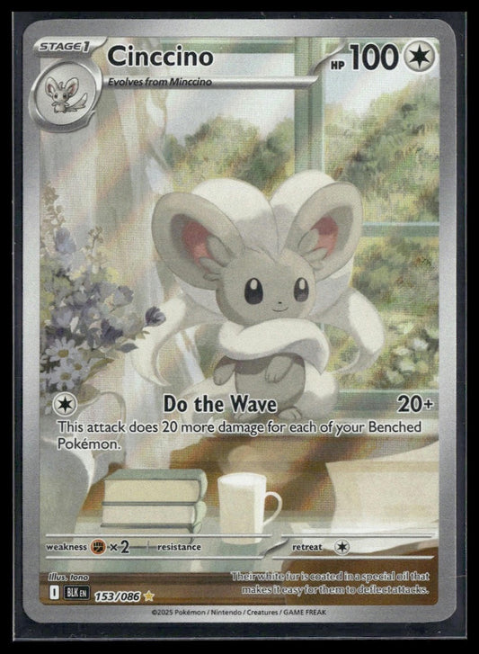 Cinccino #153/086 Black Bolt NM