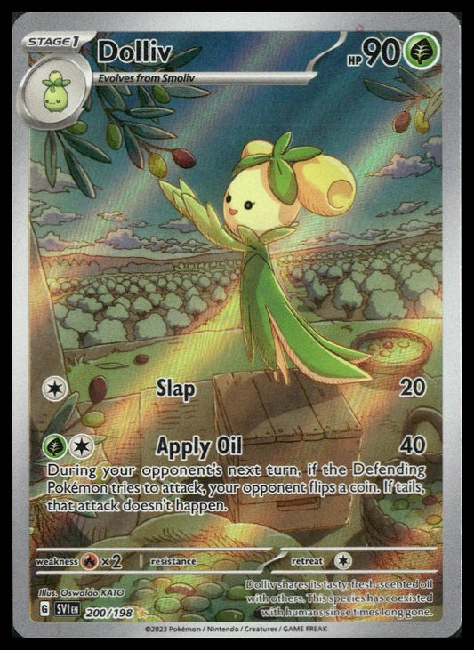 Dolliv #200/198 Scarlet & Violet Base Set VLP