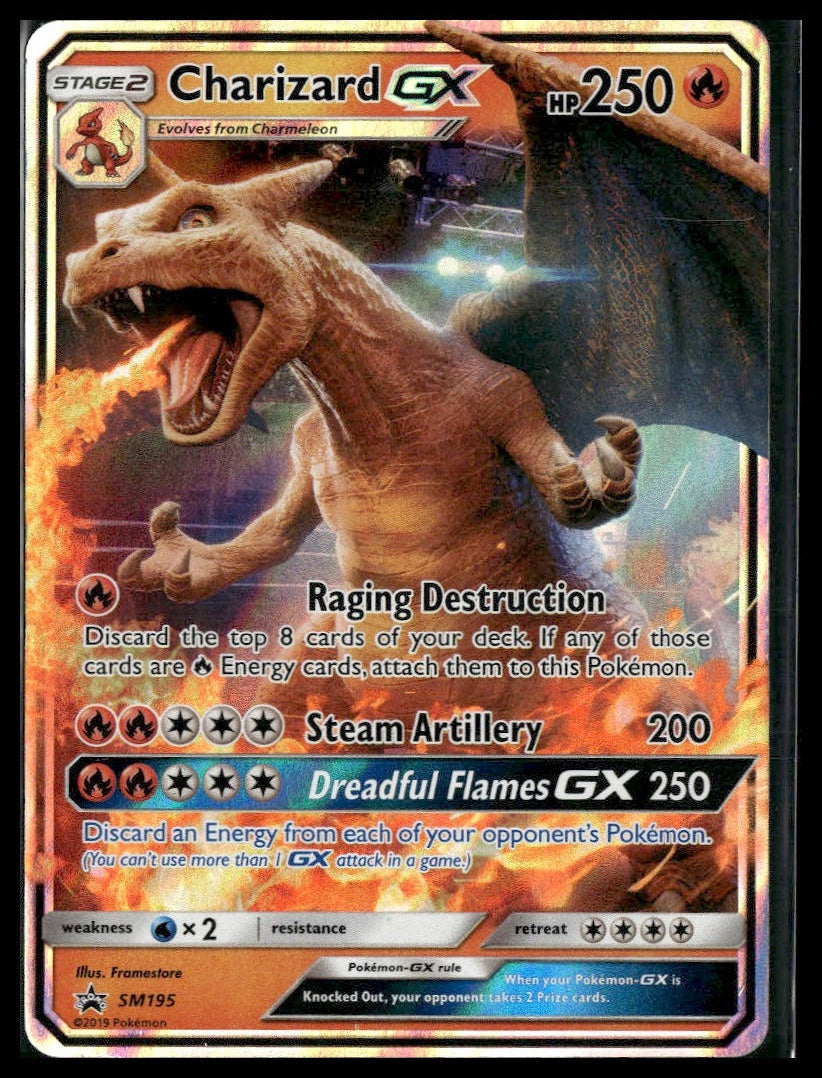 Charizard GX #SM195 SM Promos MP