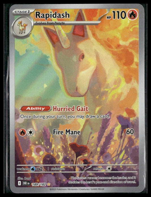 Rapidash #189/182 Destined Rivals NM