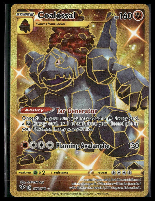 Coalossal (Secret) #198/189 Darkness Ablaze NM