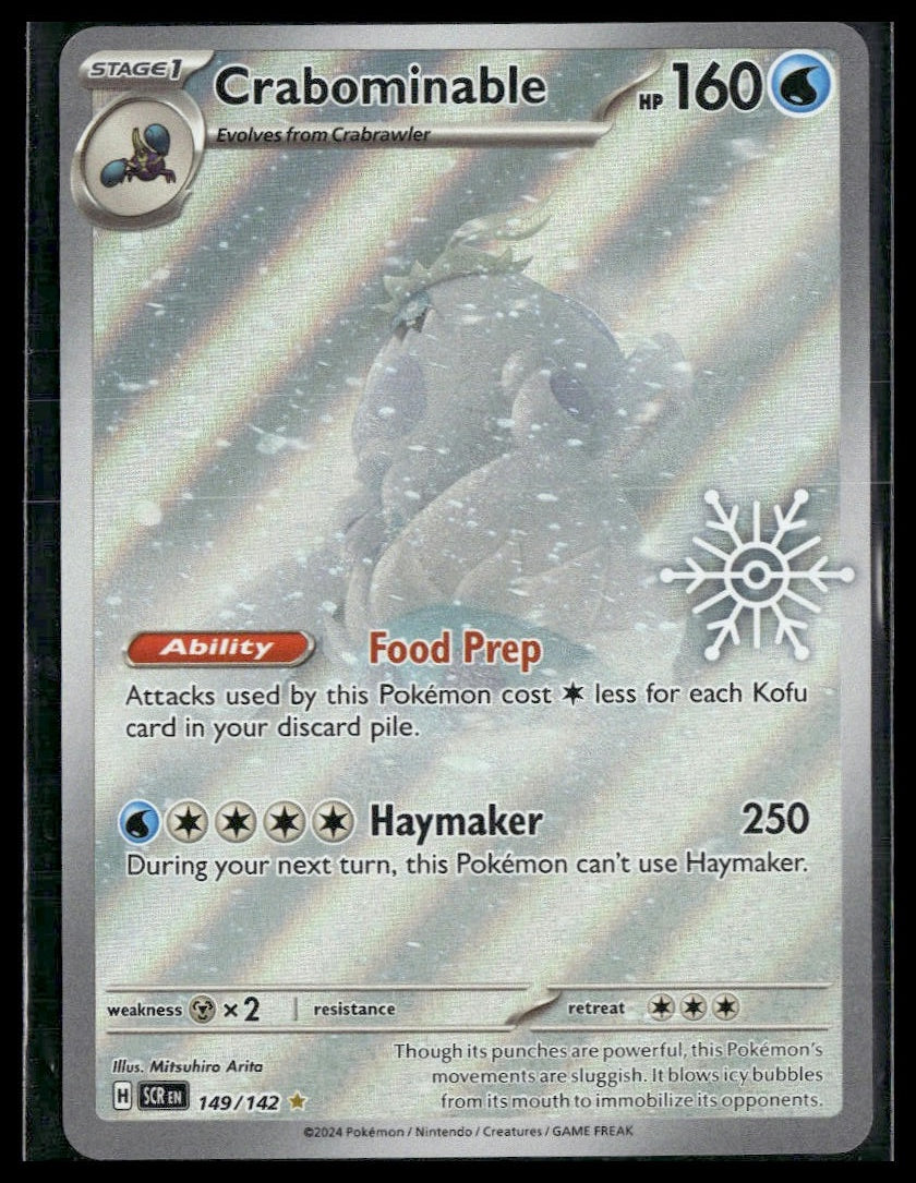 Crabominable #149/142 Snowflake STAMP Holiday Calendar NM