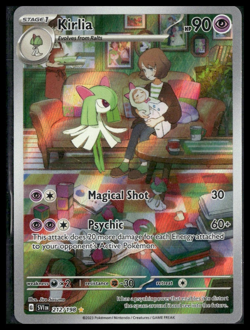 Kirlia #212/198 Scarlet & Violet Base Set LP