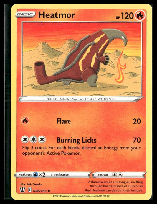 Heatmor #026/163 Miki Tanaka Battle Styles NM