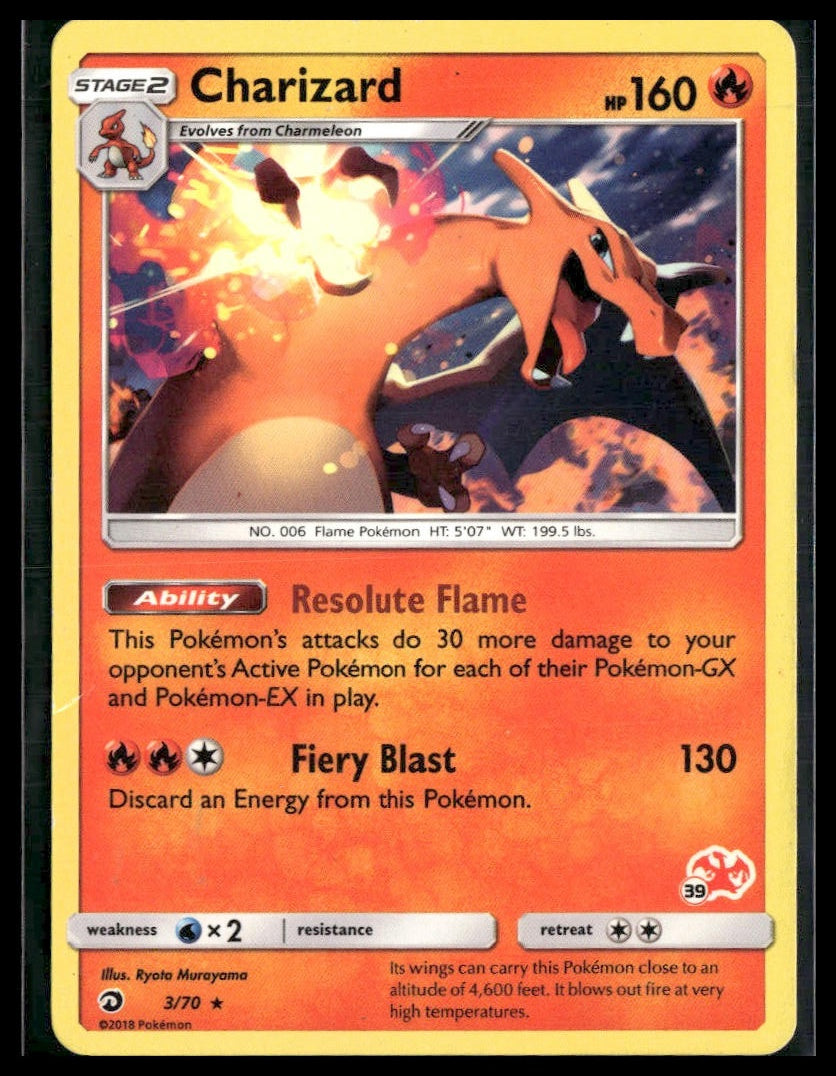 Charizard #003/070 Battle Academy Dragon Majesty MP