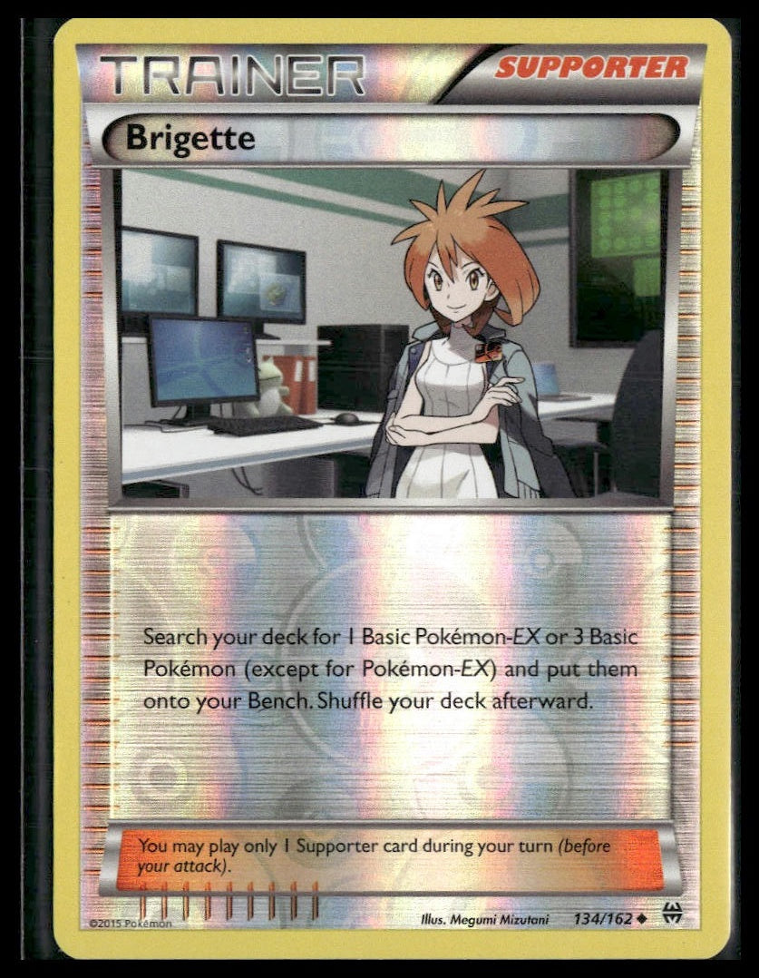 Brigette #134/162 Reverse Holo XY - BREAKthrough LP