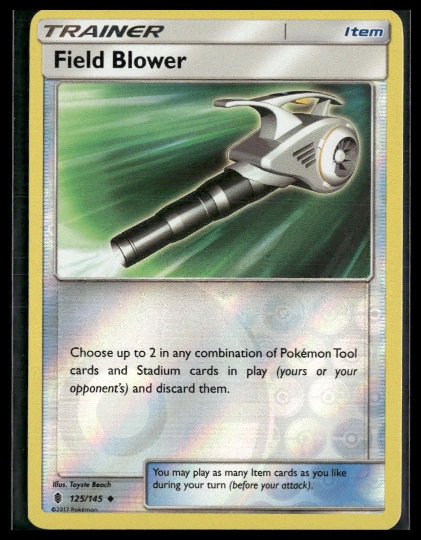 Field Blower #125/145 Reverse Holo SM - Guardians Rising LP