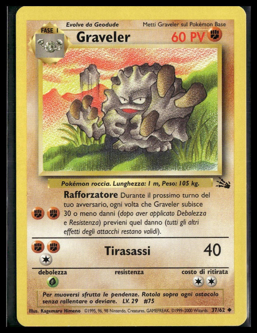 Graveler #37/62 ITALIAN Fossil LP