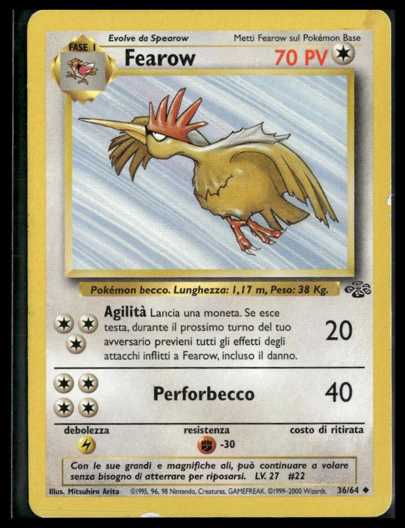 Fearow #36/64 Mitsuhiro Arita ITALIAN Jungle LP