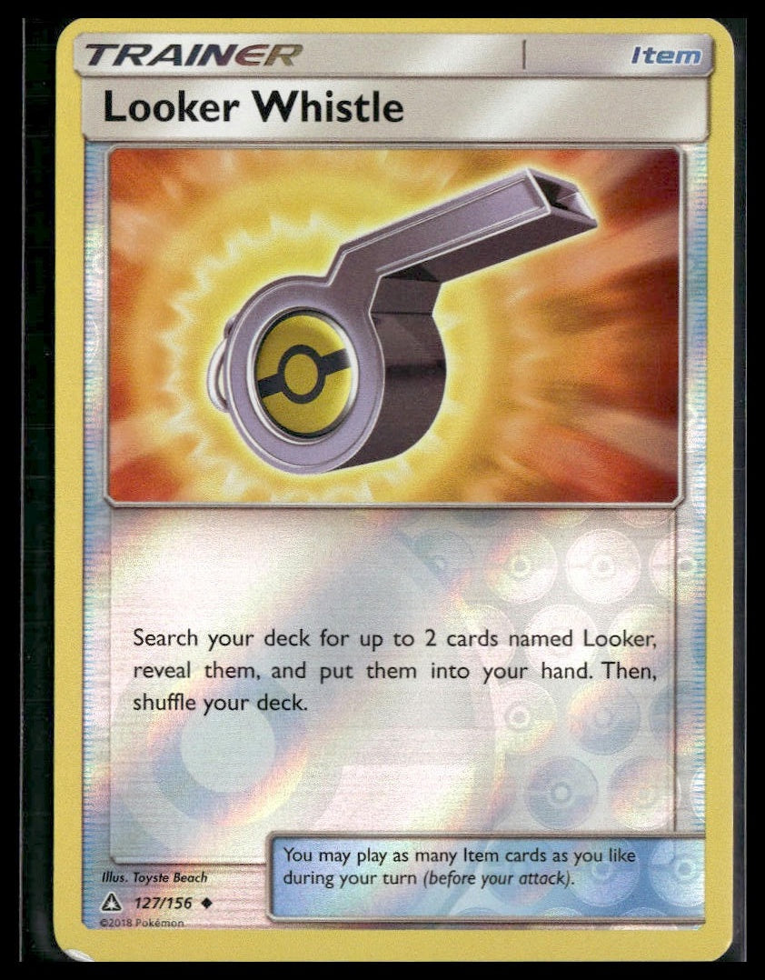 Looker Whistle #127/156 Reverse Holo SM - Ultra Prism LP