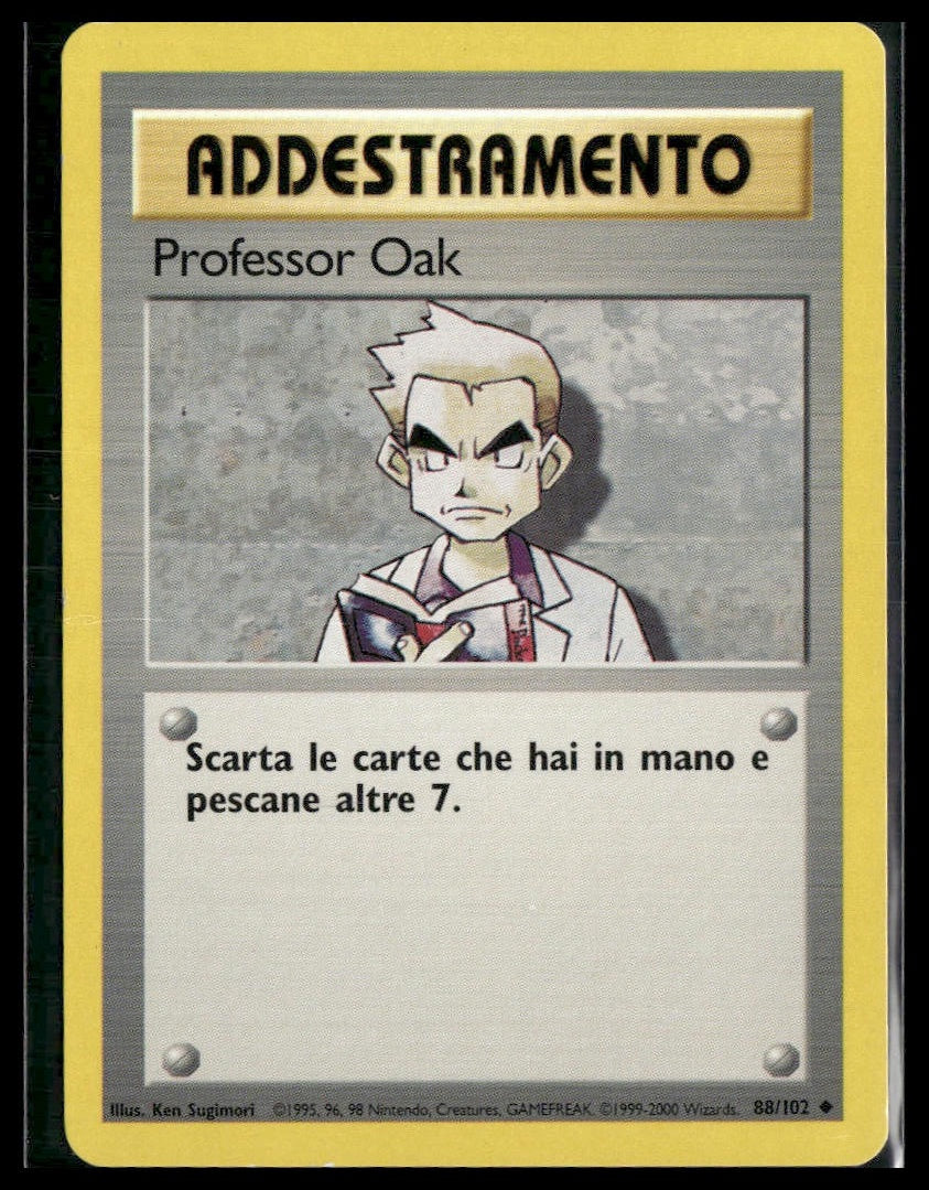 Professor Oak #088/102 ITALIAN Base Set LP