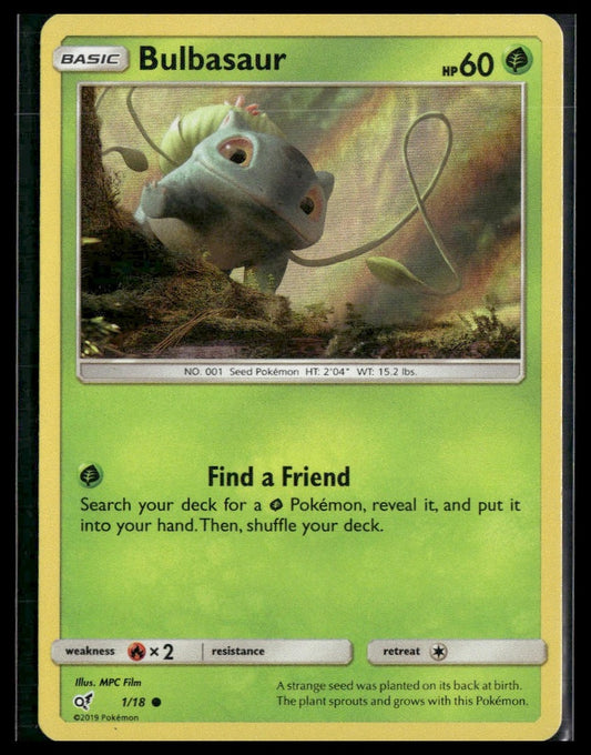 Bulbasaur #1/18 Holo Detective Pikachu VLP