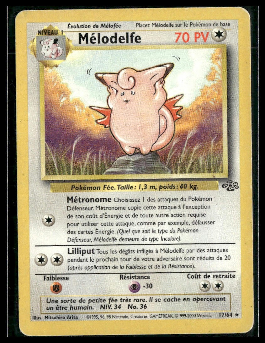 Clefable #17/64 French Mitsuhiro Arita Jungle MP