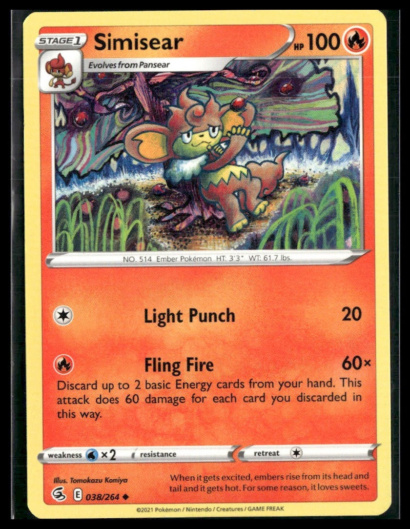 Simisear #038/264 Tomokazu Komiya Fusion Strike VLP