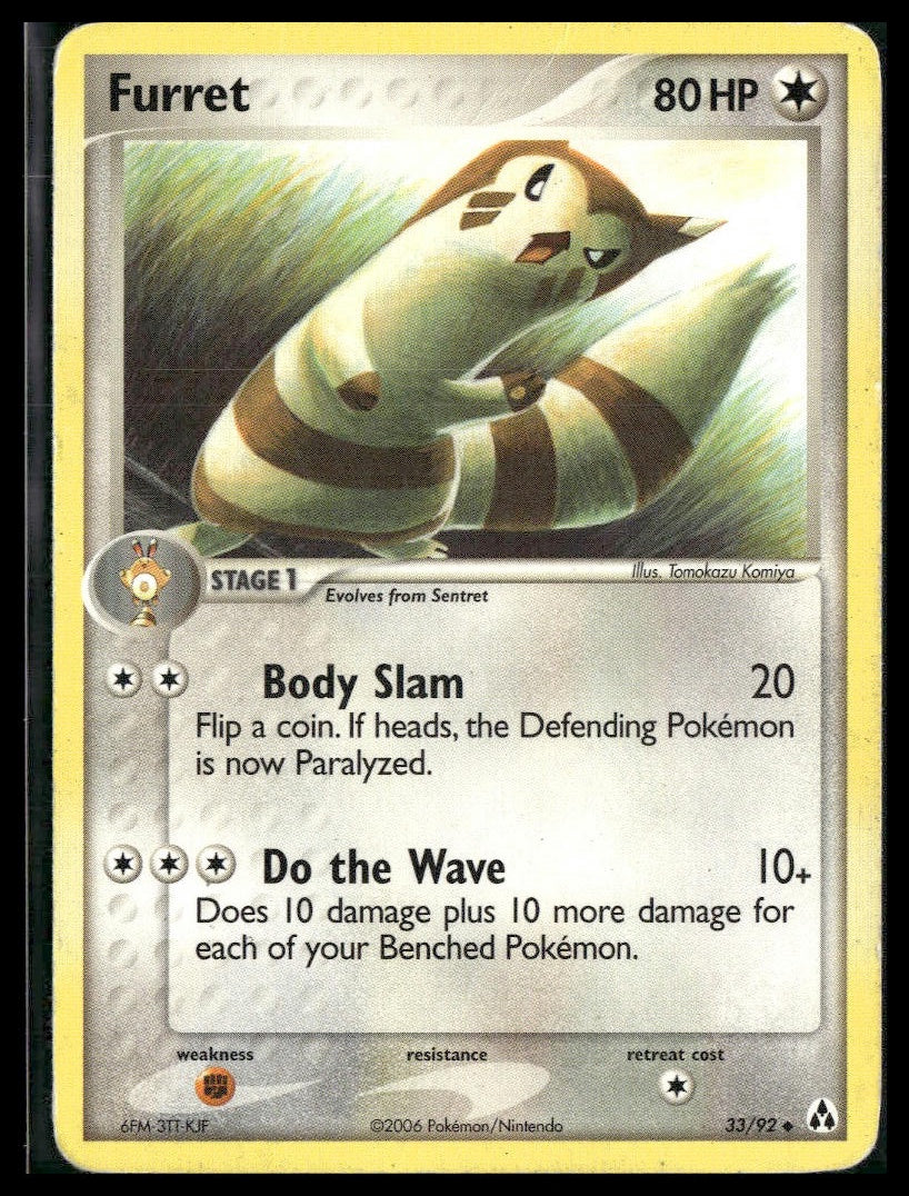 Furret #33/92 Tomokazu Komiya Legend Maker HP