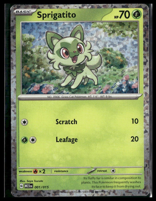 Sprigatito #001/015 McDonald's Promos 2023 LP