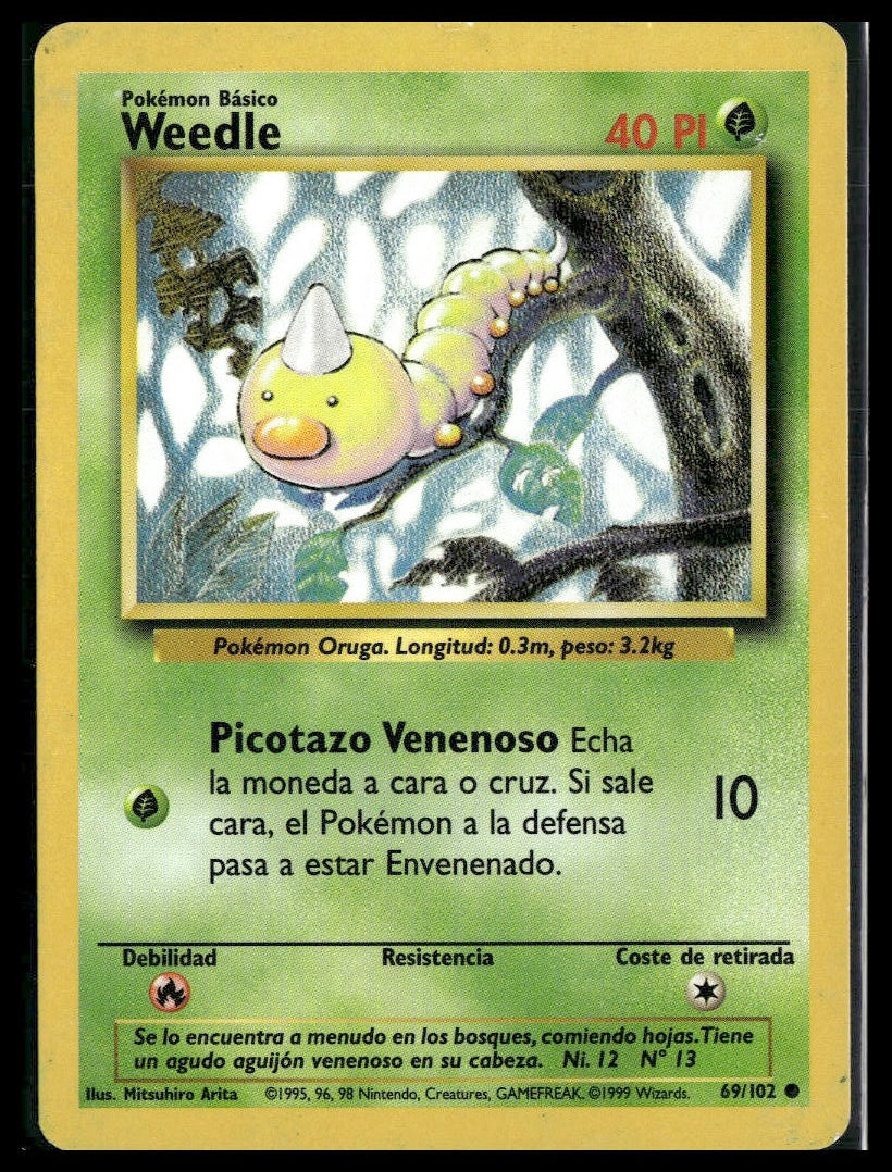 Weedle #069/102 Base Set MP