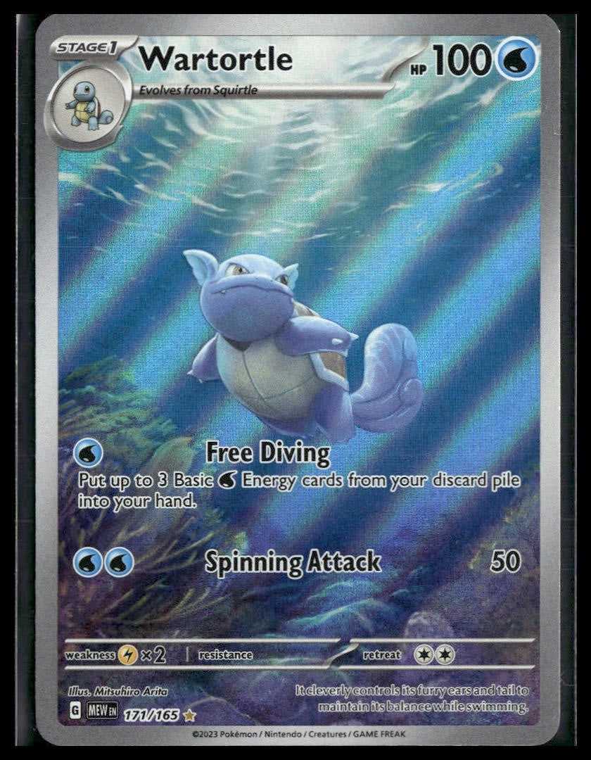 Wartortle #171/165 Scarlet & Violet 151 NM