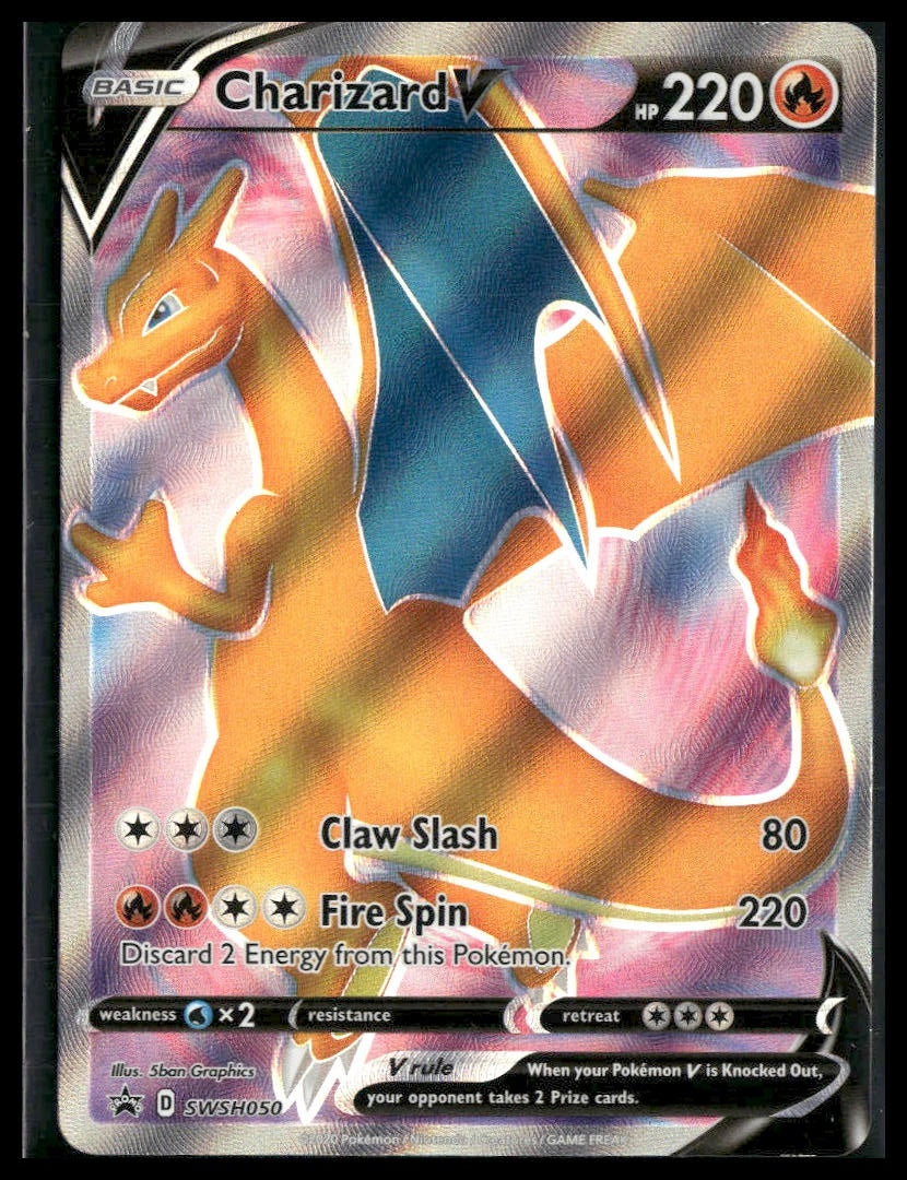 Charizard V #SWSH050 Sword & Shield Promo Cards NM