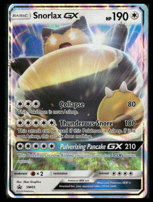 Snorlax GX #SM05 SM Promos MP