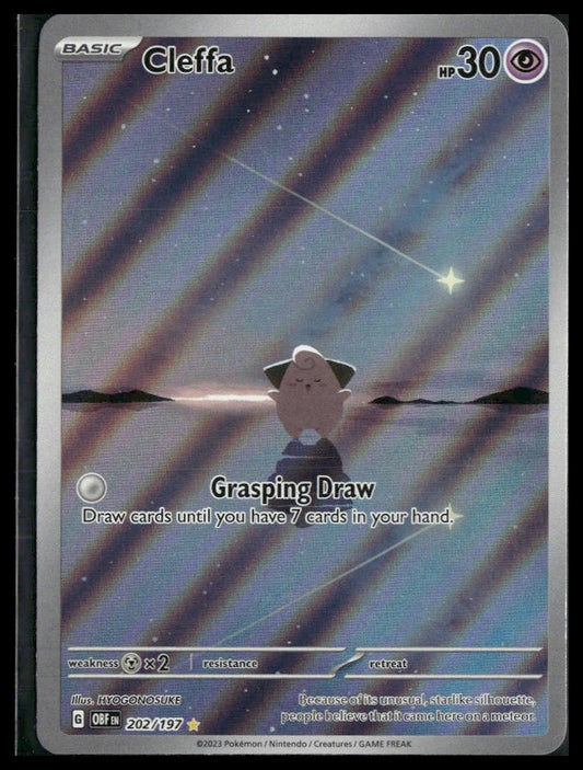 Cleffa #202/197 Obsidian Flames NM