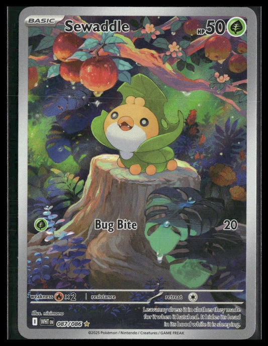 Sewaddle #087/086 White Flare NM