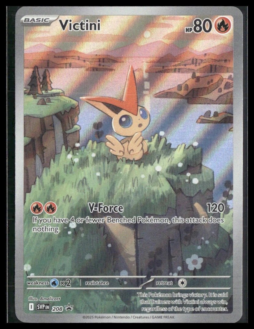 Victini #208 Unova Illustration Collection NM
