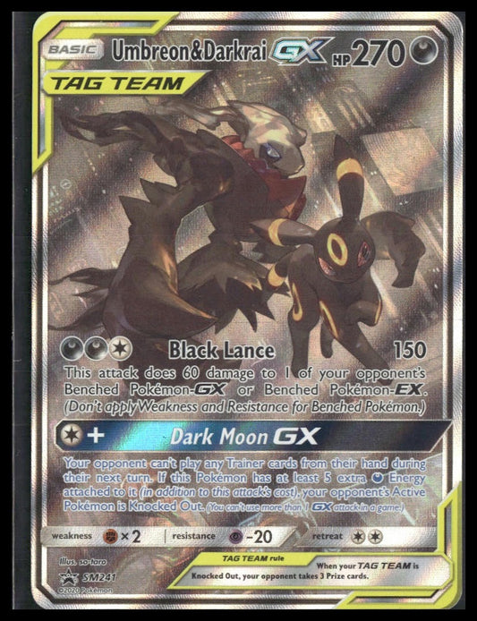 Umbreon & Darkrai GX #SM241 SM Promos NM