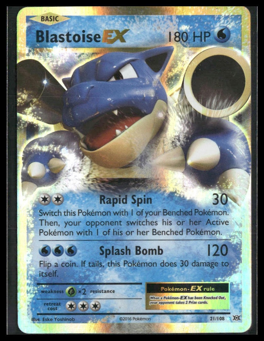 Blastoise EX #21/108 XY - Evolutions LP