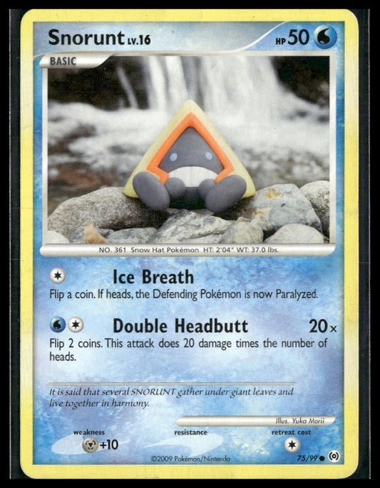 Snorunt #75/99 Yuka Morii Arceus MP
