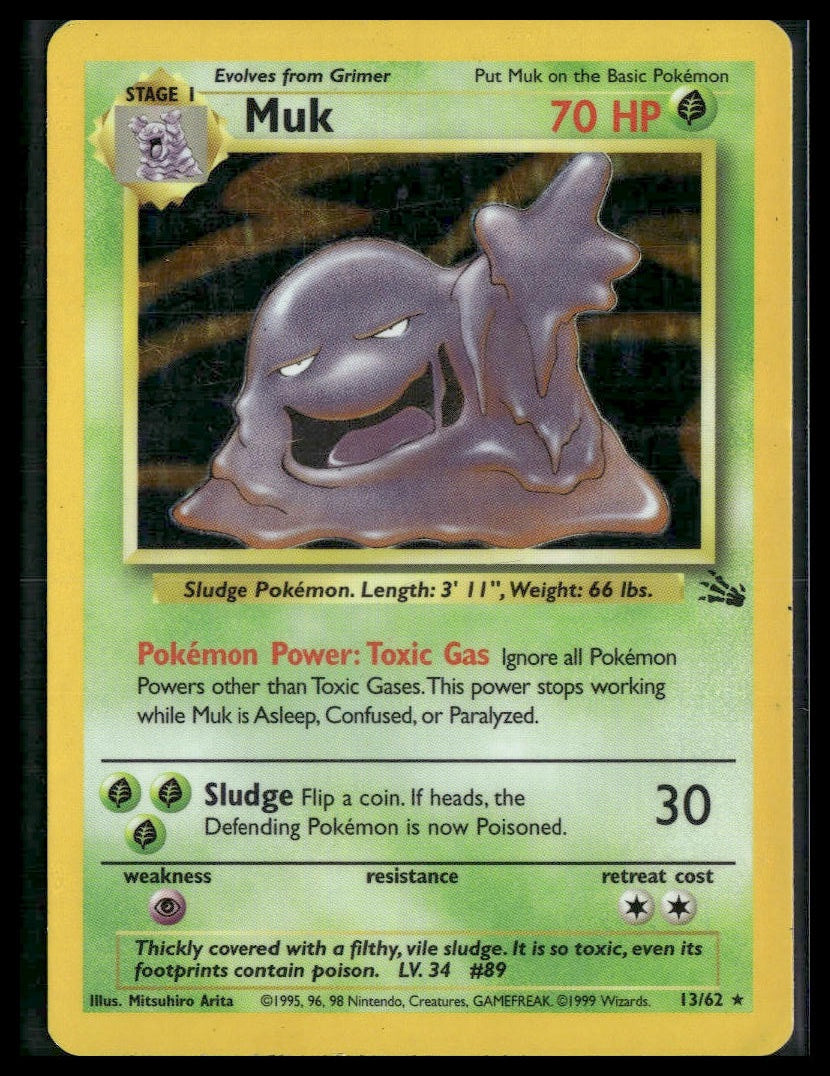 Muk #13/62 Mitsuhiro Arita Fossil MP