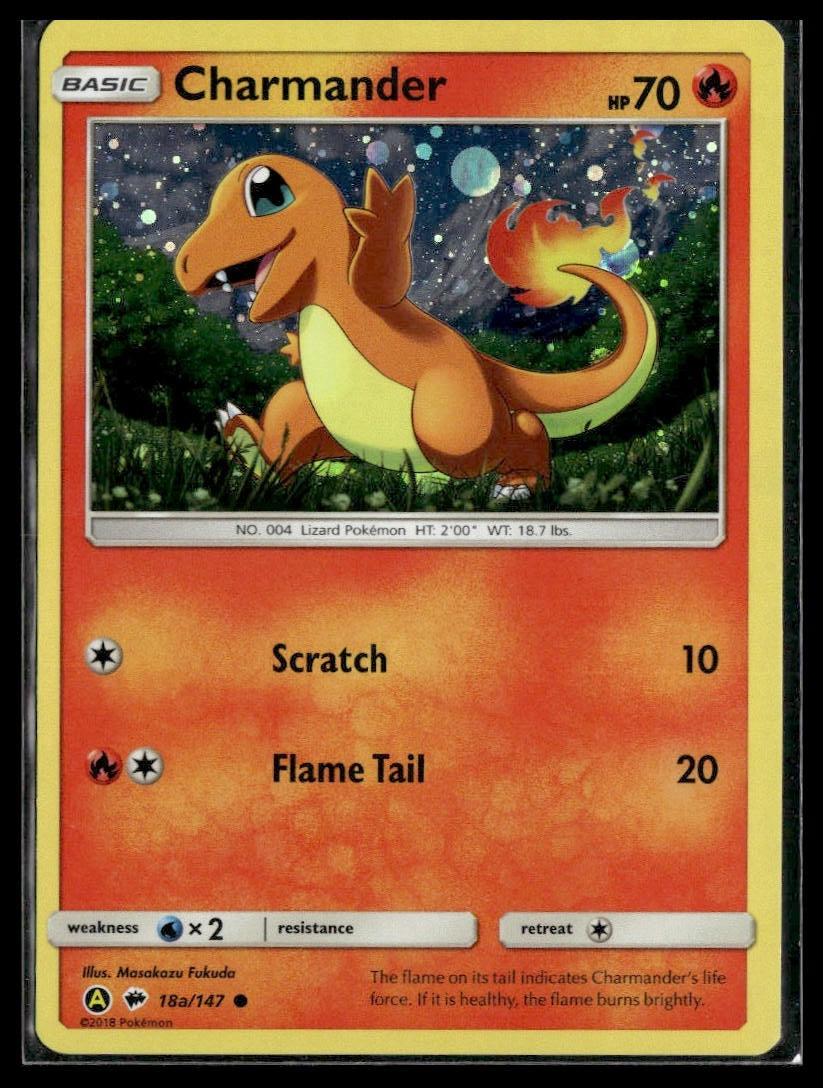 Charmander #018a/147 Alternate Art Promos Burning Shadows VLP