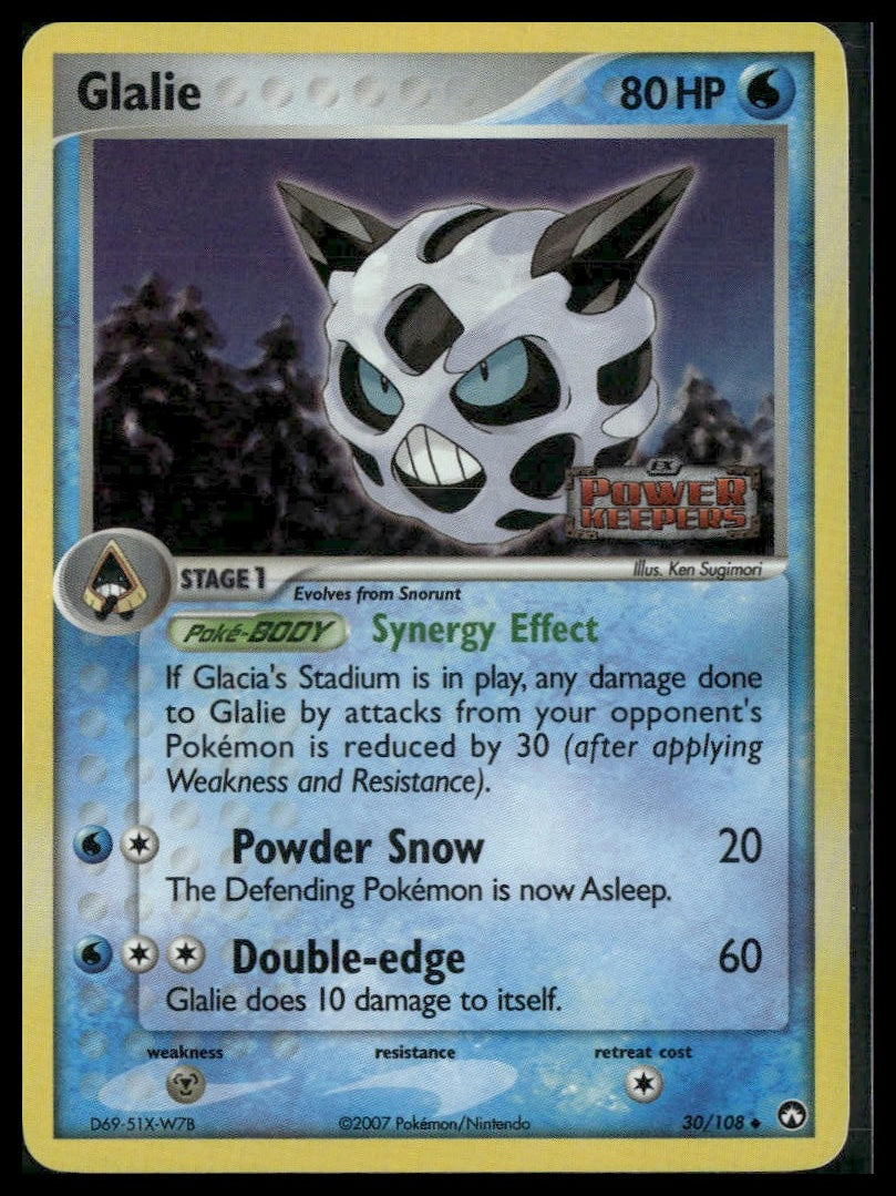 Glalie #30/108 Reverse Holo STAMP Power Keepers LP