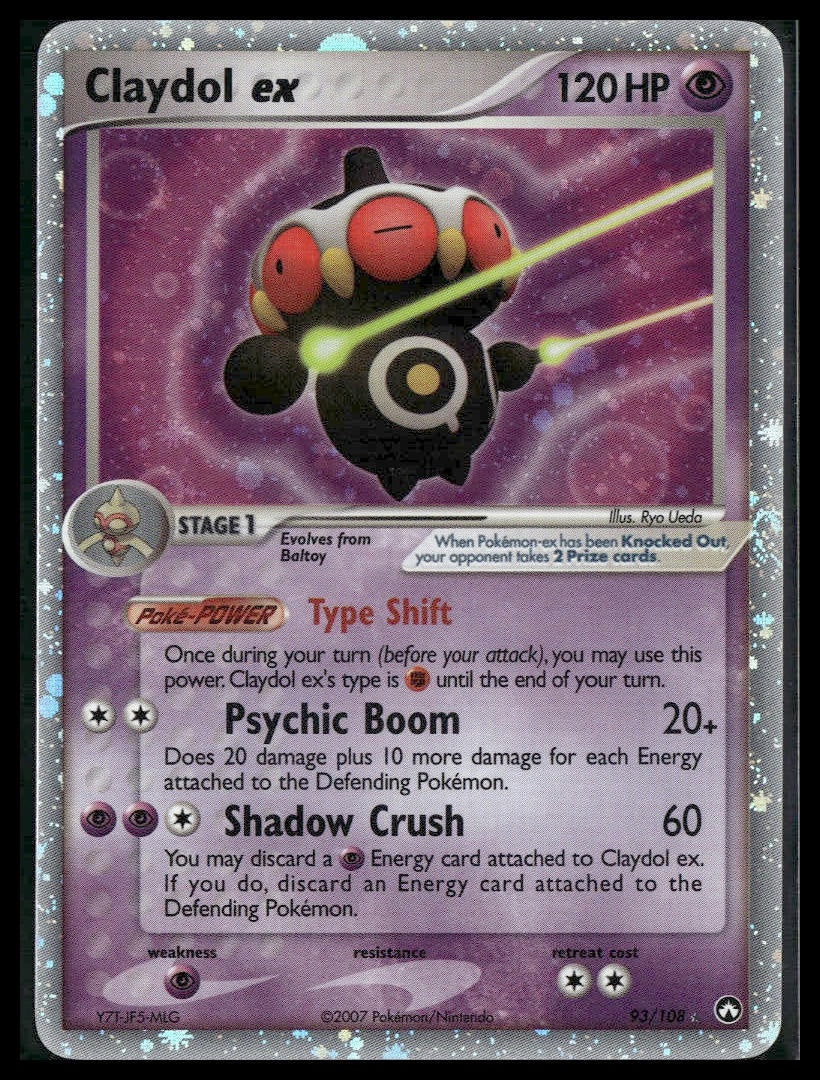 Claydol ex #93/108 Power Keepers LP