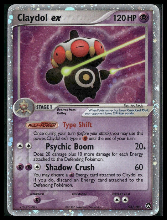 Claydol ex #93/108 Power Keepers LP