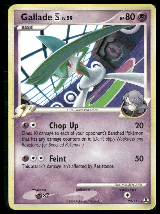Gallade E4 #20/111 Mitsuhiro Arita Rising Rivals LP
