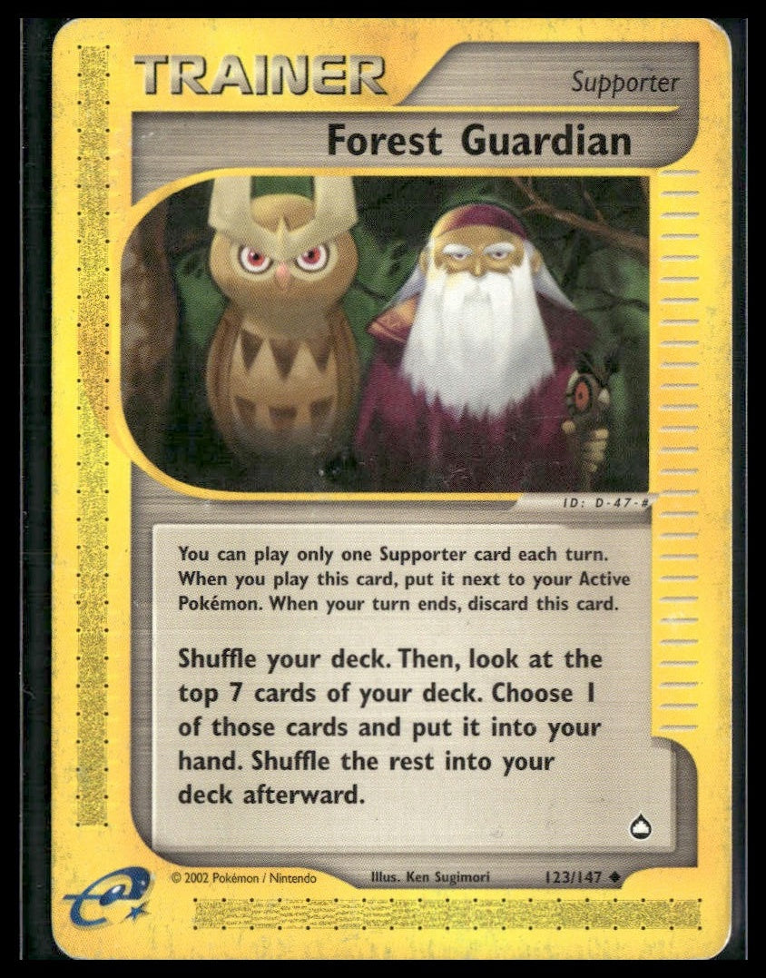 Forest Guardian #123/147 Aquapolis HP