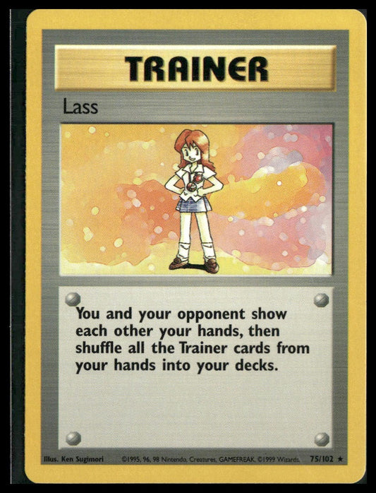 Lass #075/102 Base Set LP