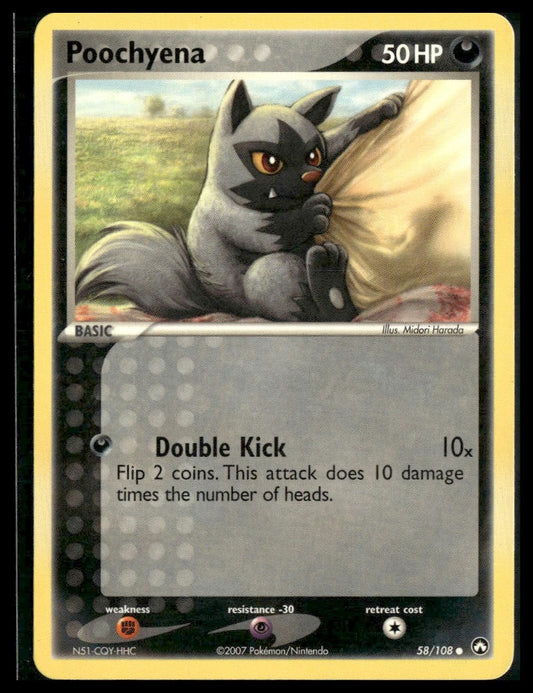 Poochyena #58/108 Power Keepers LP