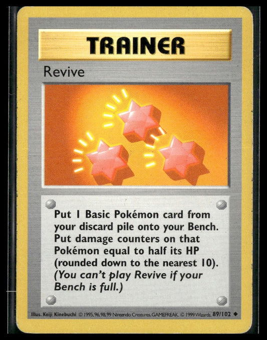 Revive #089/102 Base Set (Shadowless) MP
